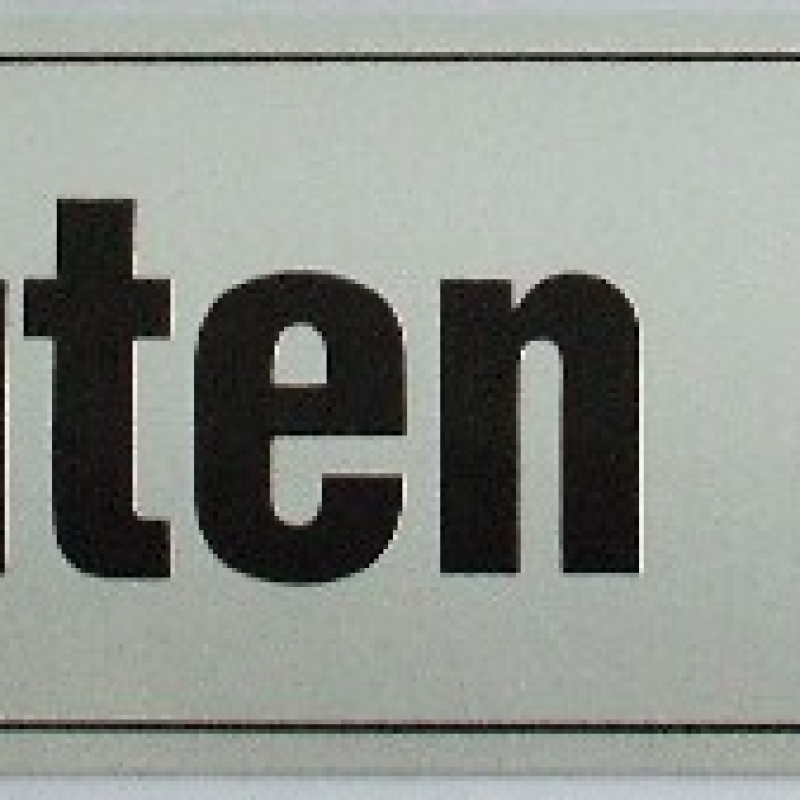 Straatnaambord groot